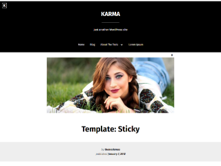 Karma – Minimal WordPress Theme