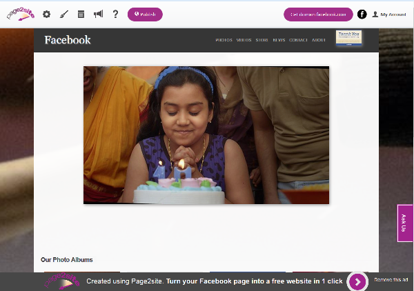 Otonomic (Page2Site) – One-Click Website Generator from Facebook Page