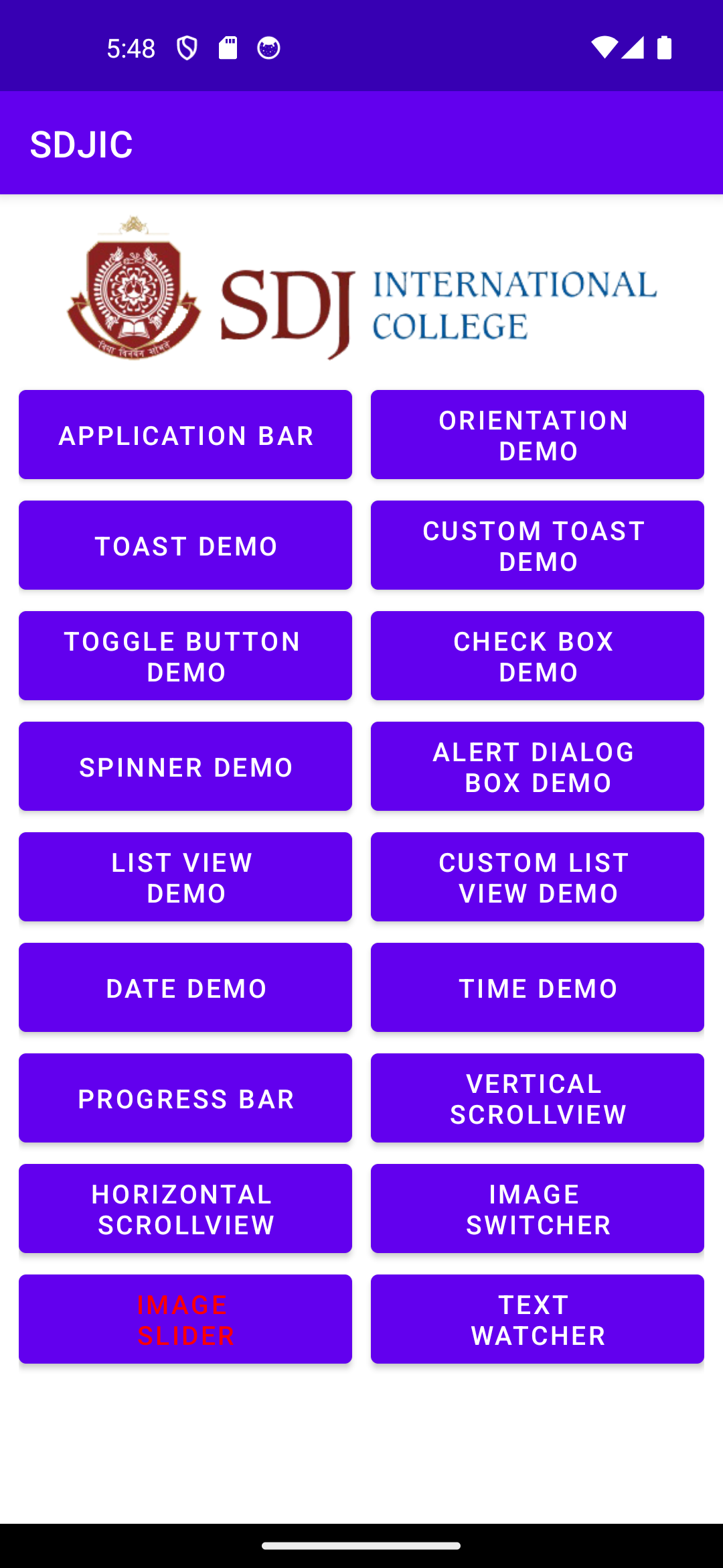 SDJIC Android – Educational App for Students