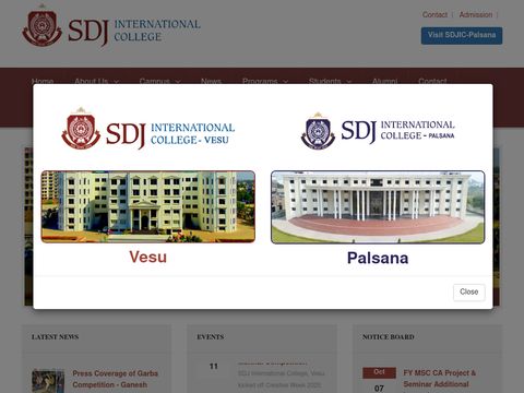SDJIC – Institutional Website (Laravel Filament)